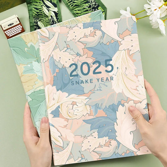 2025 Planner Notebook Annual Calendar Budget Notepad Kawaii Planners Diary Daily To Do List Schedule Organizer Office Supplies