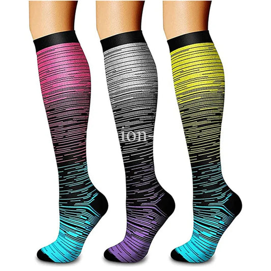 Compression Stockings Nursing Women And Men Stockings Best Medical Nursing Hiking Travel Flight Socks Running Fitness Socks