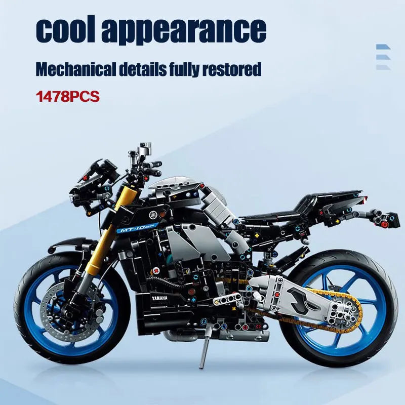 New Technical Motorcycle Model Building Blocks Advanced Building Set 1478PCS For Adults Bricks Creative DIY Toys Gifts Decoratio