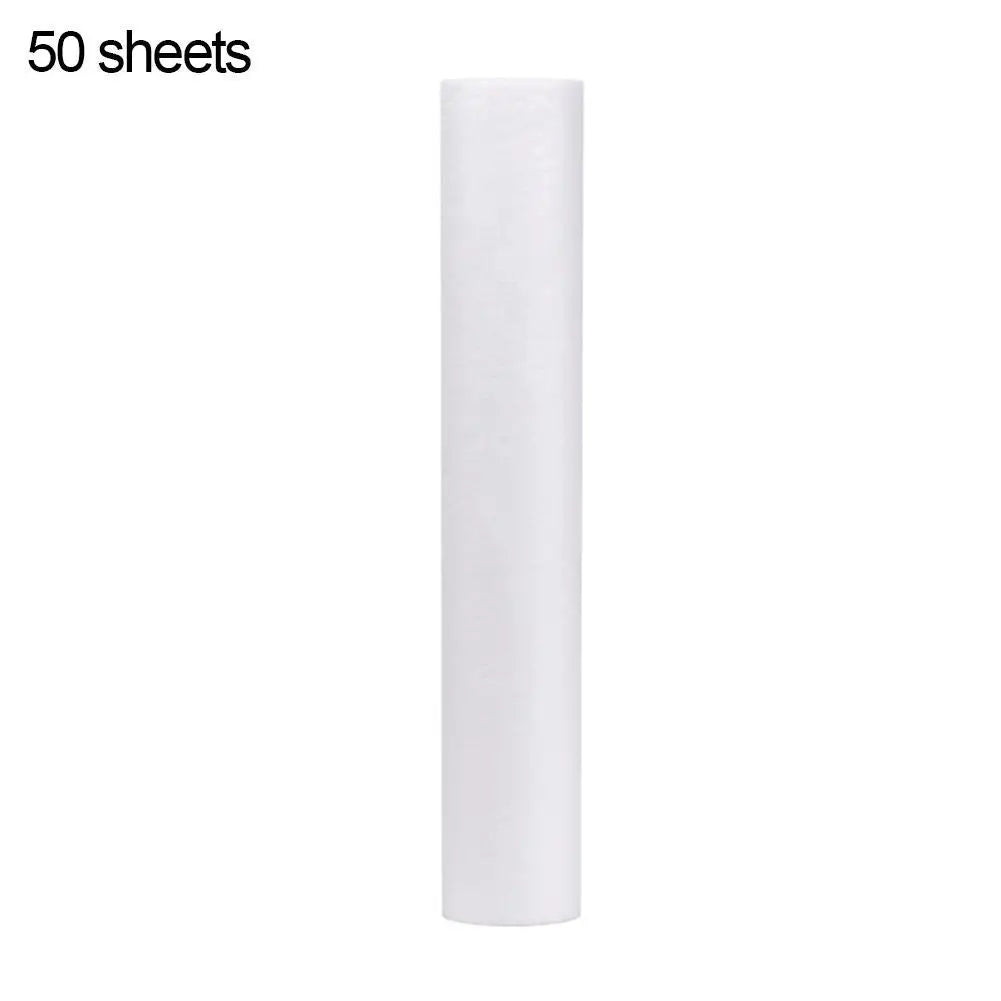 50 sheets Disposable Spa Massage Mattress Sheets Salon Massage Bed Sheets Non-Woven Headrest Paper Roll Table Cover Tattoo tool