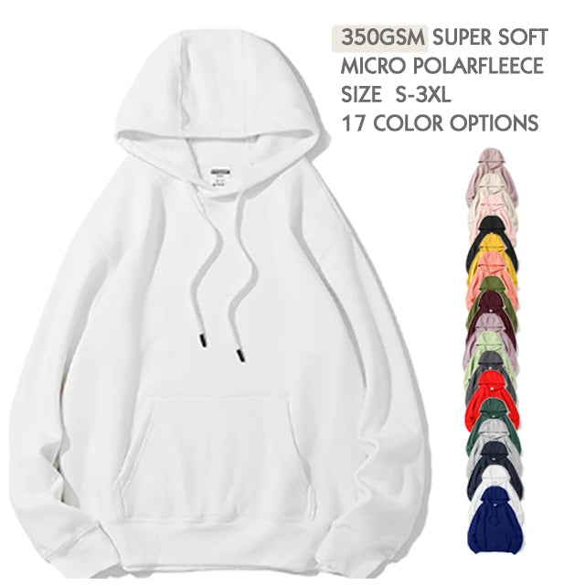 Fleece  hoodie men's Casual Hoodies Pullovers Sweatshirts Men Top Solid Color Hoodies sweatshirt men hoodie fleece hoodie women