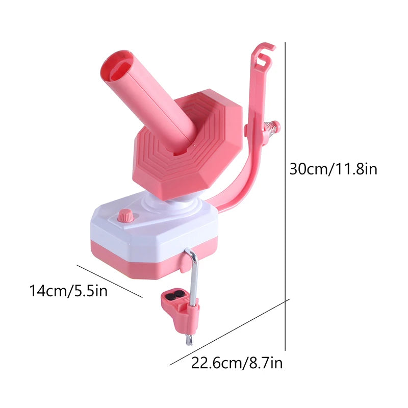 1 Set Electric Winding Machine Small Hand Portable DIY Knitting Tool Yarn Ball Machine USB Interface Bobbin Winder Tool