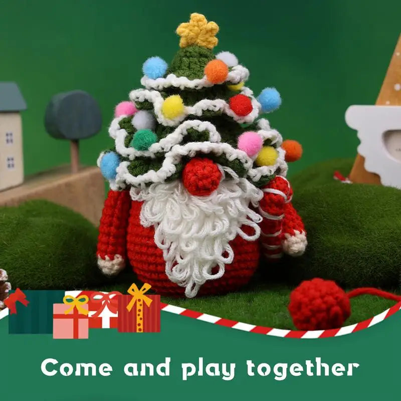 Crochet Kit For Beginners Kids Funny Beginner Crochet Kits Christmas Tree Craft Knitting Kit Unique Knitting Supplies Crochet