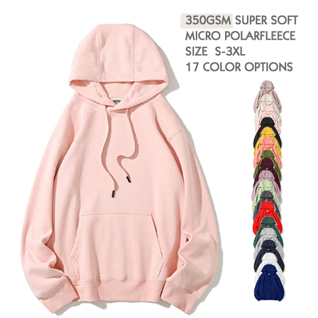 Fleece  hoodie men's Casual Hoodies Pullovers Sweatshirts Men Top Solid Color Hoodies sweatshirt men hoodie fleece hoodie women