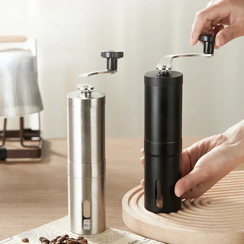 2024 Portable Stainless Steel Handmade Coffee Bean Grinder Multiple Legumes Grinder Easy To Clean Manual Coffee Grinder