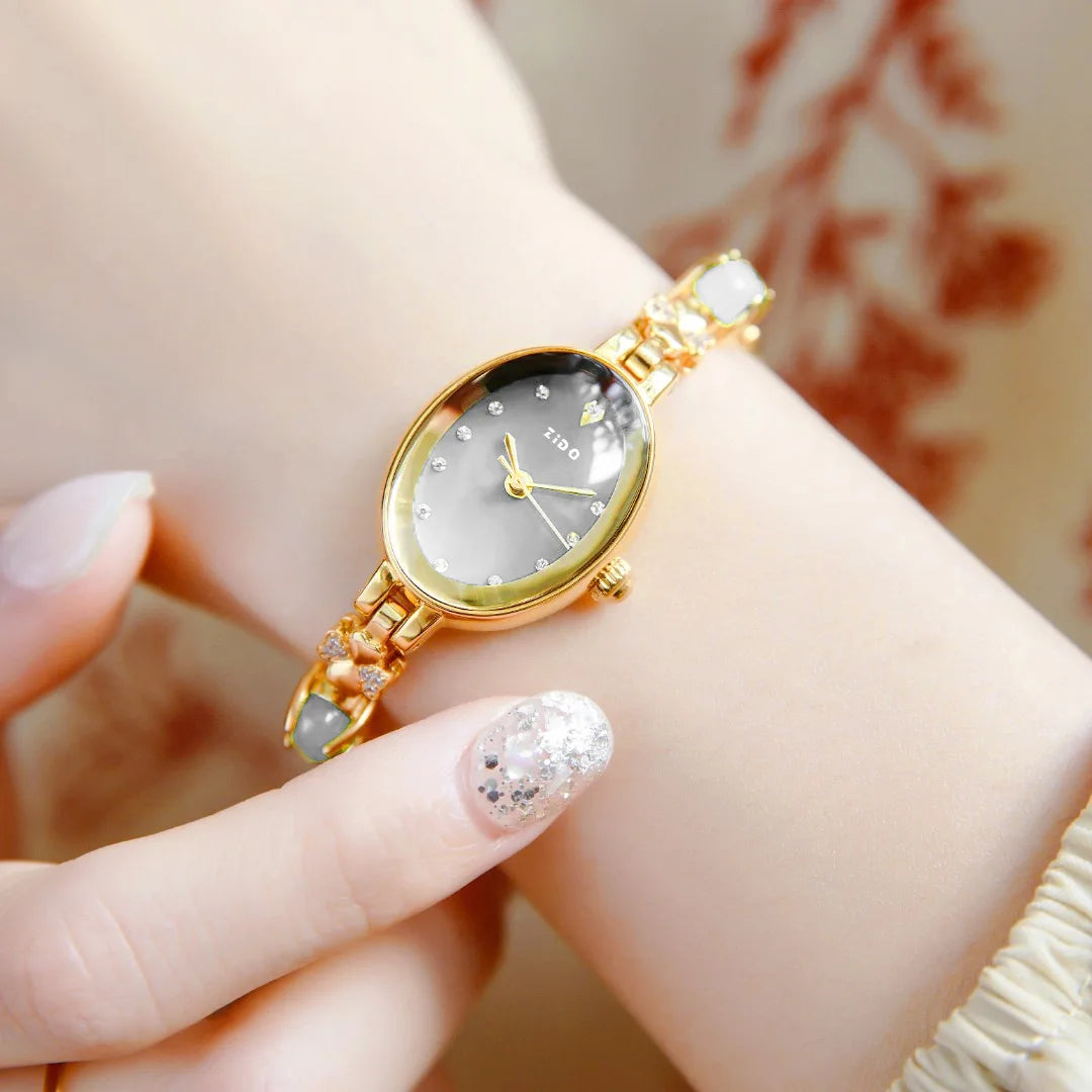 Women's Watch Chain Bracelet Brand High Beauty Light Luxury Quartz Inlaid Diamond Waterproof Female Fashion Clock Watches Gift