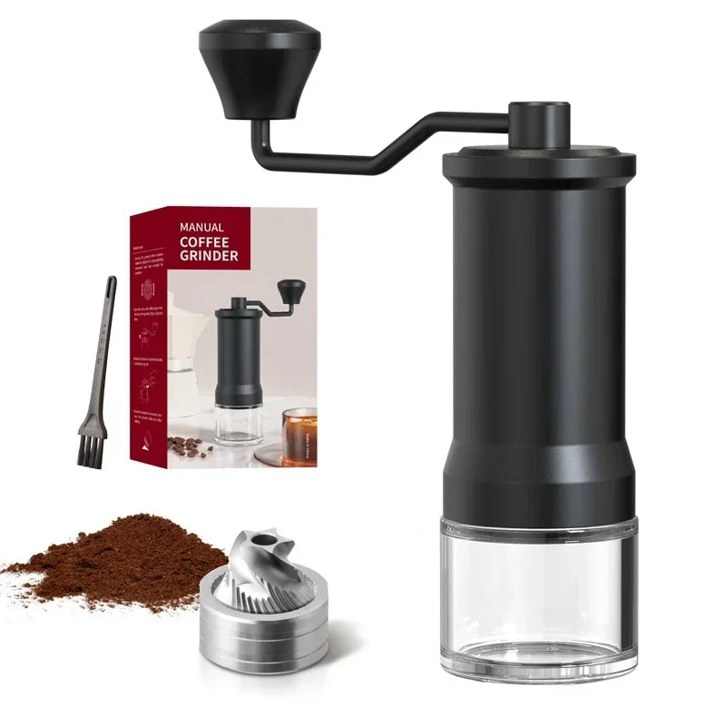 Hand Manual Portable Coffee Grinder,Cranked Bean Grinder, Adjustable Hand Burr Coffee Bean Grinding,Ceramic Core Abrader Machine