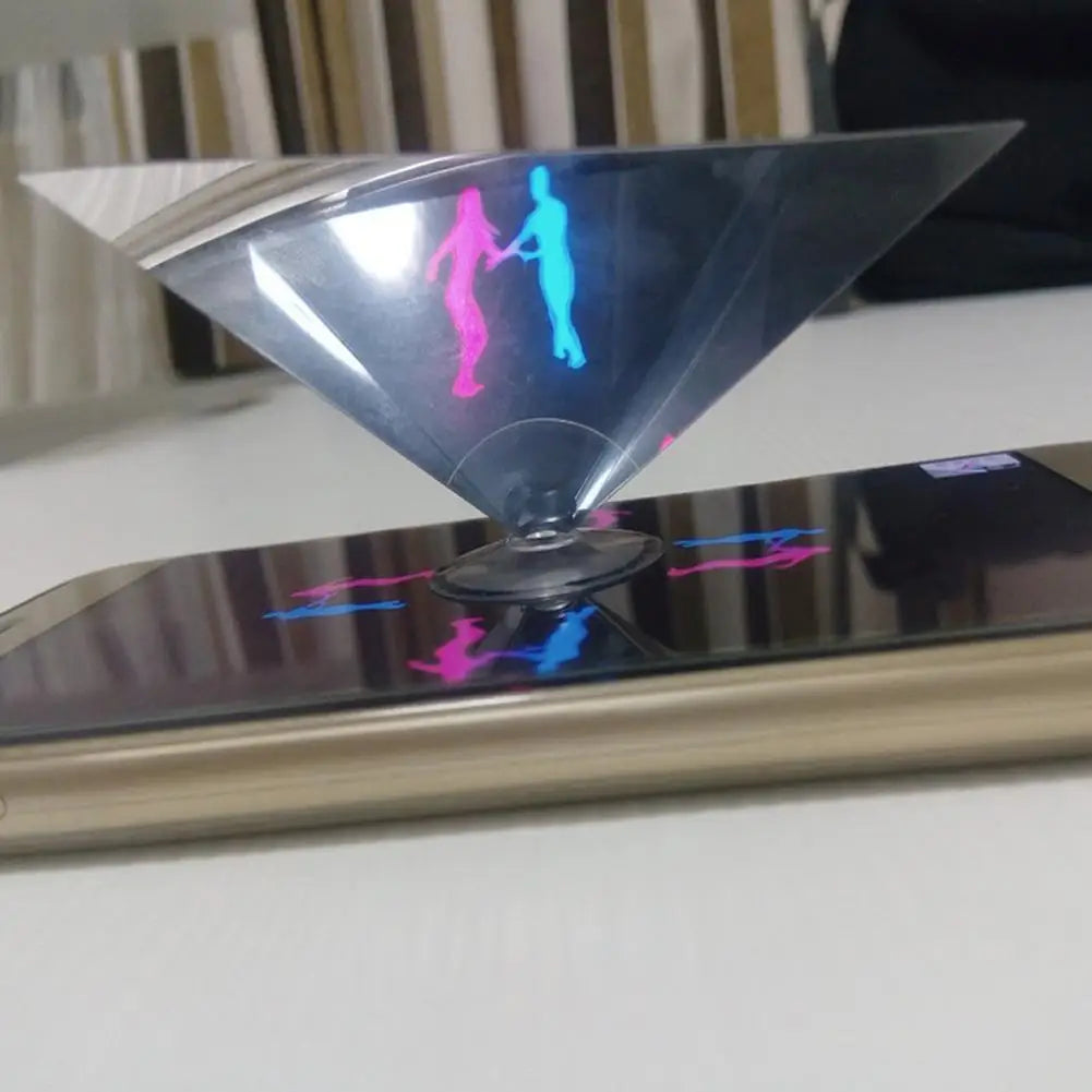 3D Holographic Mobile Phone Projector Pyramid Phone Type Tablet Display Case Display Mobile Phone For Iphone Smartphone