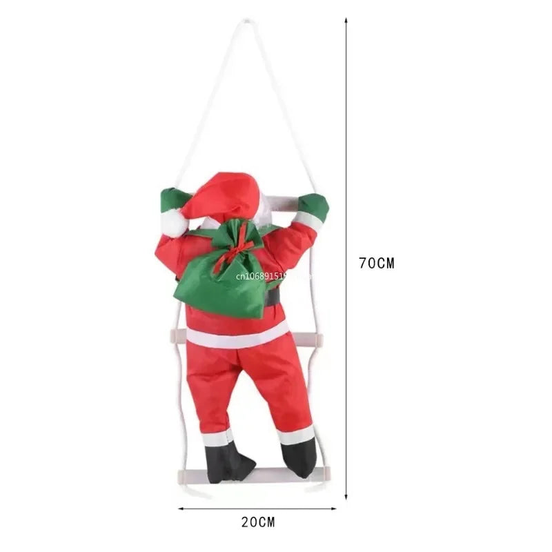 Christmas Ornaments Gifts, Climbing Ladder Santa Claus Doll Toys, Christmas Tree Hanging Pendan, Xmas Home Indoor Outdoor Decor