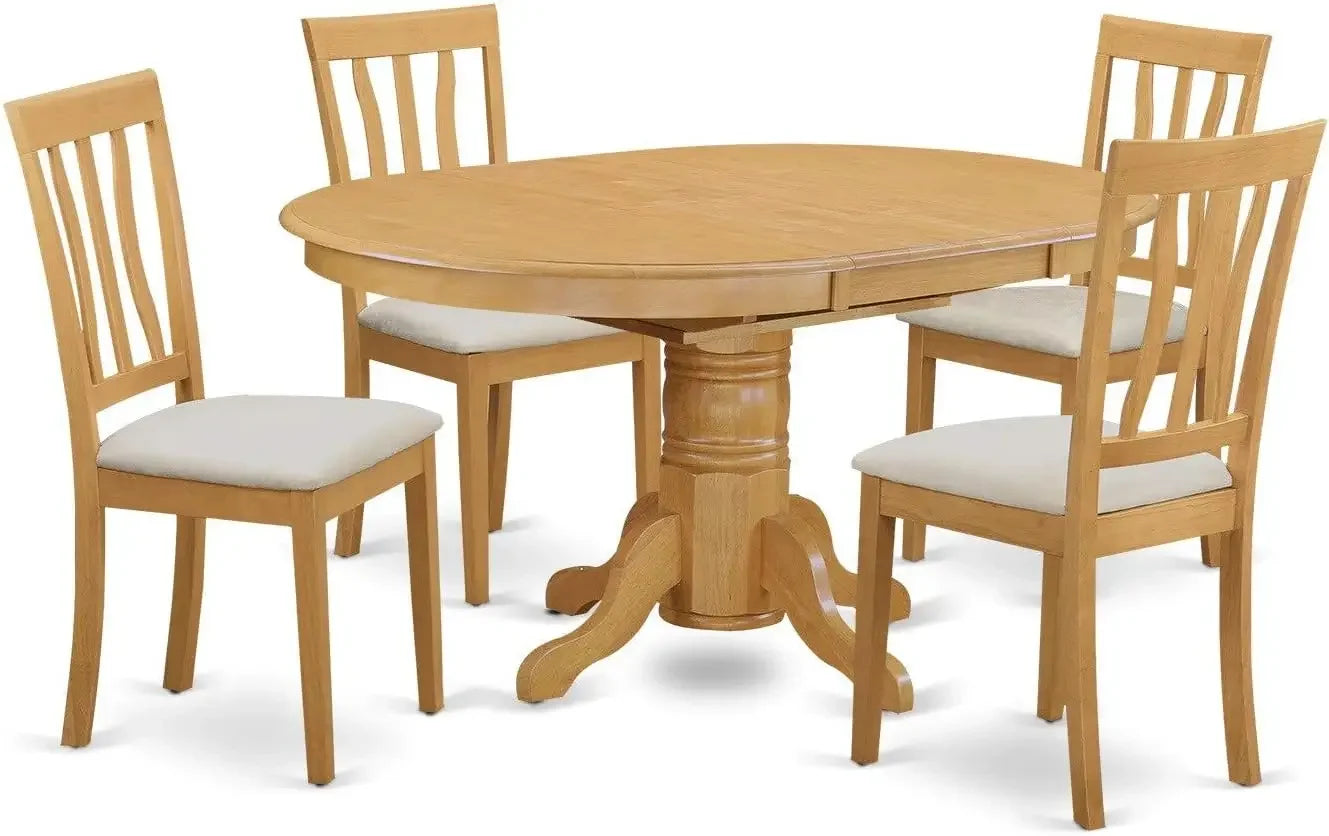 7 Piece Dining Room 42x60 Inch Restaurant solid wood tables and chairs, conference tables. Suitable for living room, kitchen