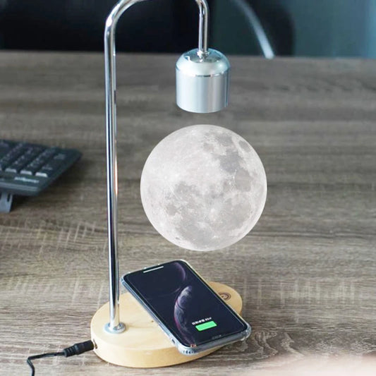 3D Printing Magnetic floating levitating moon lamp creative gift desk lamps  small night lights