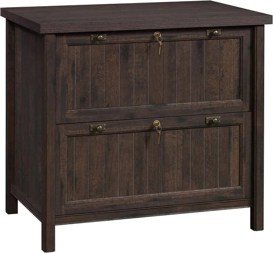 Sauder Costa Lateral File, Coffee Oak finish