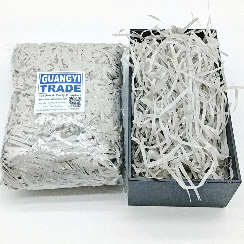 100g Box Filler for Gift Colorful Raffia Shredded Paper Filler Birthday or Wedding Party DIY Candy Material Packaging Filler