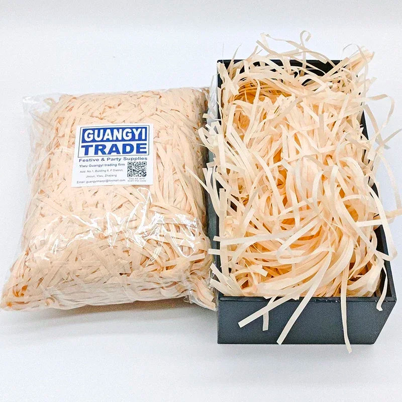 100g Box Filler for Gift Colorful Raffia Shredded Paper Filler Birthday or Wedding Party DIY Candy Material Packaging Filler