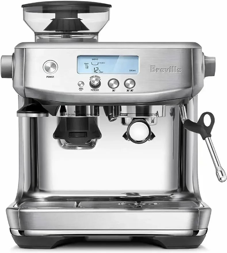 the Barista Pro Espresso Machine with Grinder & Milk Frother, Espresso Maker with Seconds Heat Up, Cappuccino