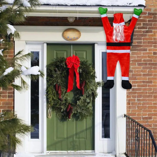 Santa Claus Decoration Santa Climbing Window Door Christmas Props New Year Hanger Decoration Christmas Toys