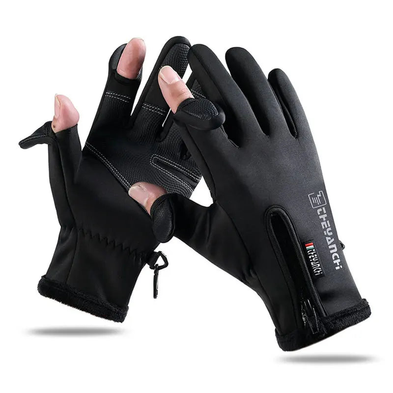 Windproof Waterproof Cold-proof GlovesWinter Warm Touch Screen Gloves Outdoor Men Driving Cycling Fishing Ski Gloves