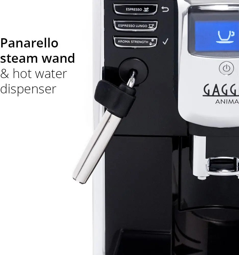 Coffee and Espresso Machine, Includes Steam Wand for Manual Frothing for Lattes and Cappuccinos with Programmable