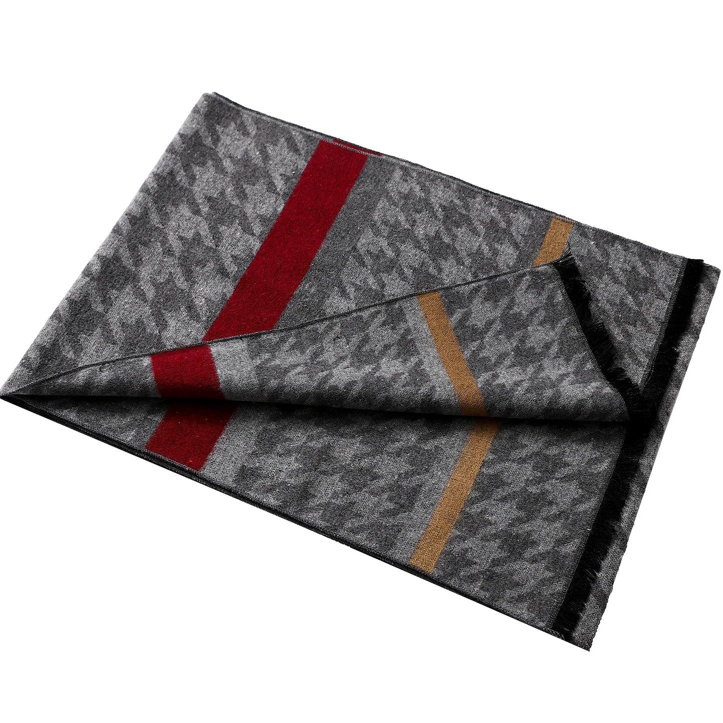 Men's Business Wraps Shawls Autumn Fashion Cashmere Long Scarf 2023 Classic Plaid Men Scarves Winter Pashmina Thick Warm Scarf