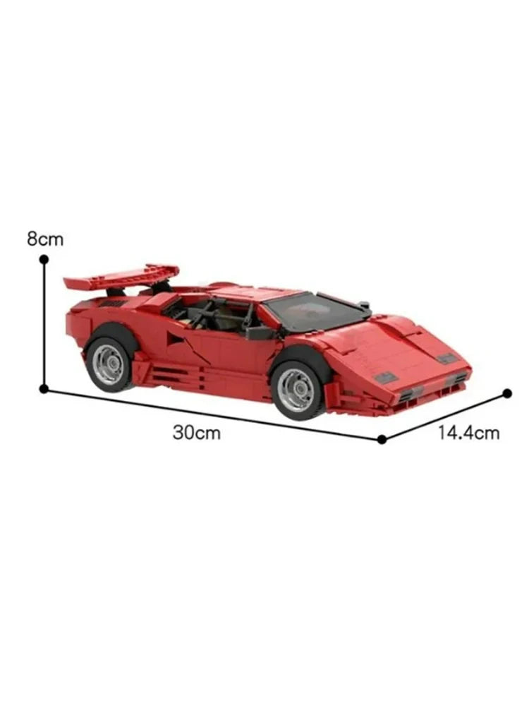 Brand New MOC-57779 1038PCS Model Build Classic Sports Car Boy Birthday Gift Christmas Gift