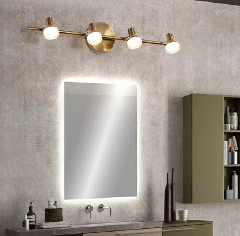 Modern LED Wall Lamp  Mirror Front Light Nordic Bathroom Bathroom Mirror Cabinet Wall Light Dressing Table Vanity Light