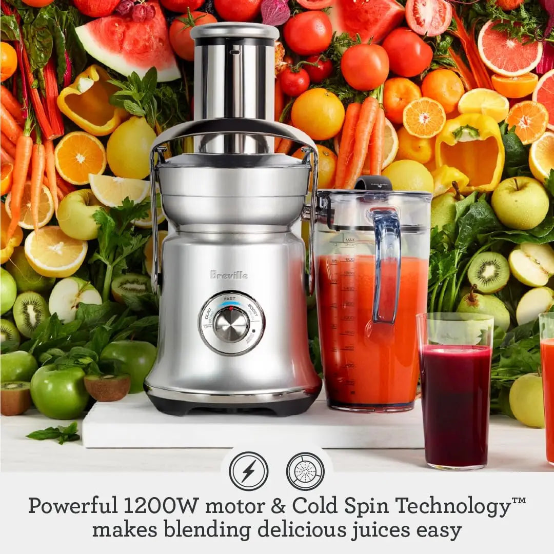 the Juice XL Centrifugal Juicer, BJE830BSS, Brushed Stainless Steel