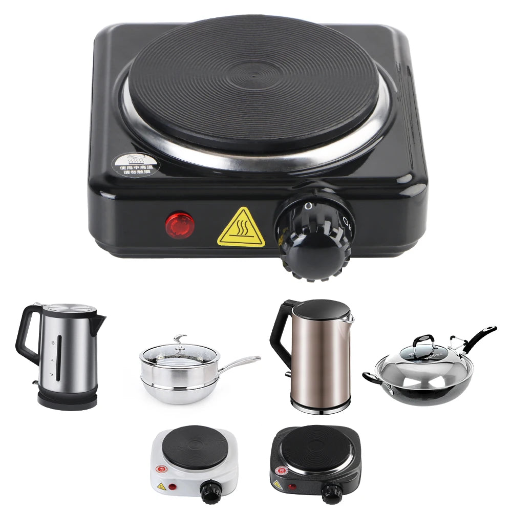 Hot Cooker Plate Mini Electric Heater Stove Milk Water Coffee Heating Furnace 500W 220V Multifunctional Kitchen Appliance