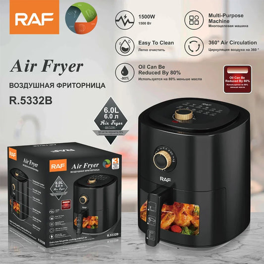 Multi Functional Air Fryer, Large Capacity Electric Fryer, Multifunctional Oven, Visible Fast Food Heater, Home Electric Oven