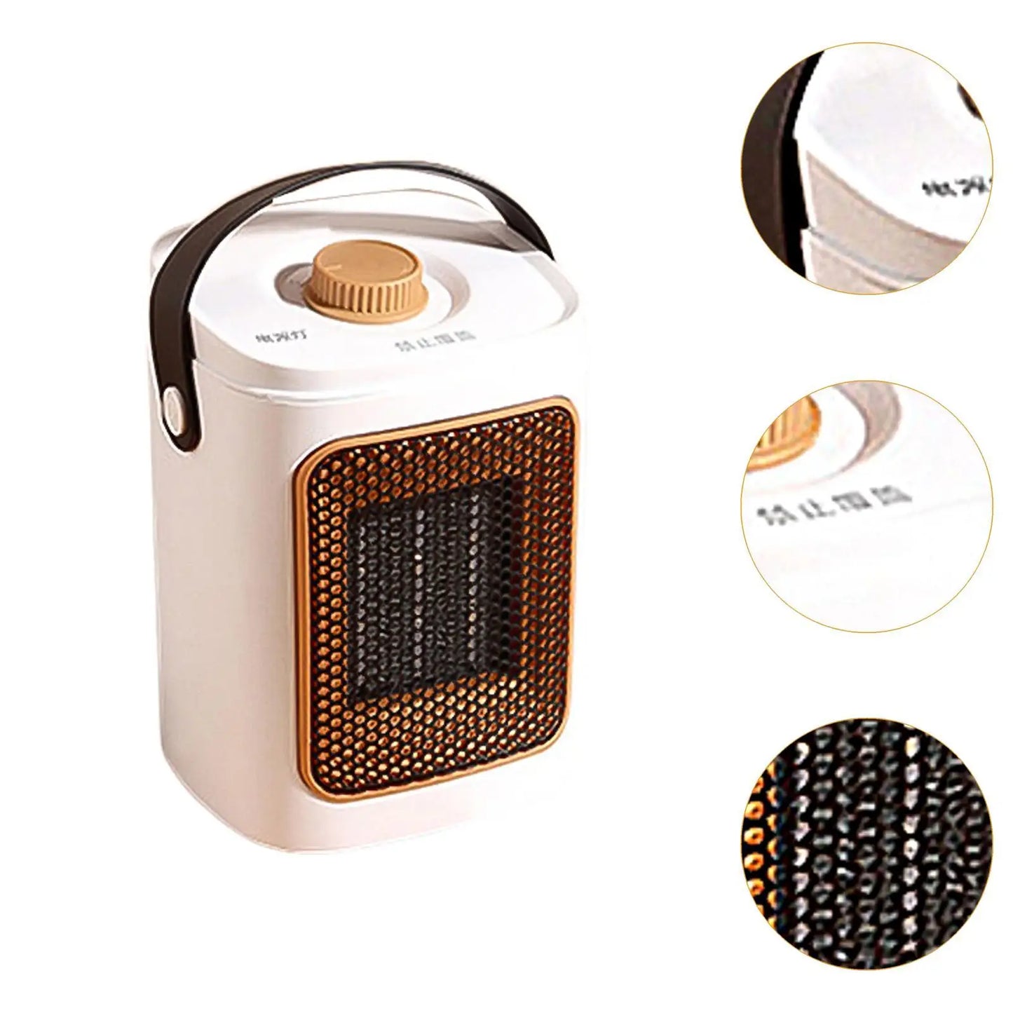 Electric Heater Low Noise Fast Heating Fan for Home Living Room Indoor