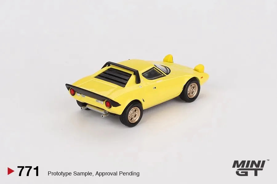 Mini Gt Car Model 1/64 Lancia Stratos HF car model limited edition simulation alloy room ornament cars model boy christmas gift