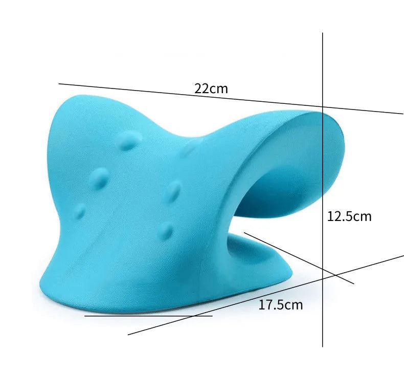 Neck Massager Neck Stretcher Cervical Spine Shoulder Neck Correction Pillow Neck Traction Shoulder Massage Pillow Relieve Pain