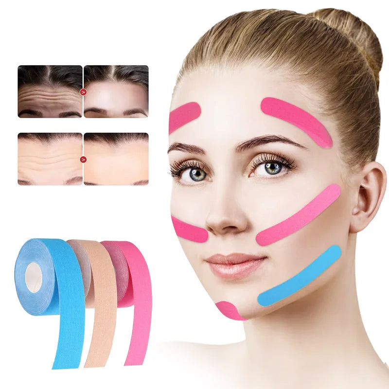 Tape Grip Tape Thin Face Stickers V-Shape Face Facial Line Wrinkle Sagging Skin Face Lift Up Chin Tapes