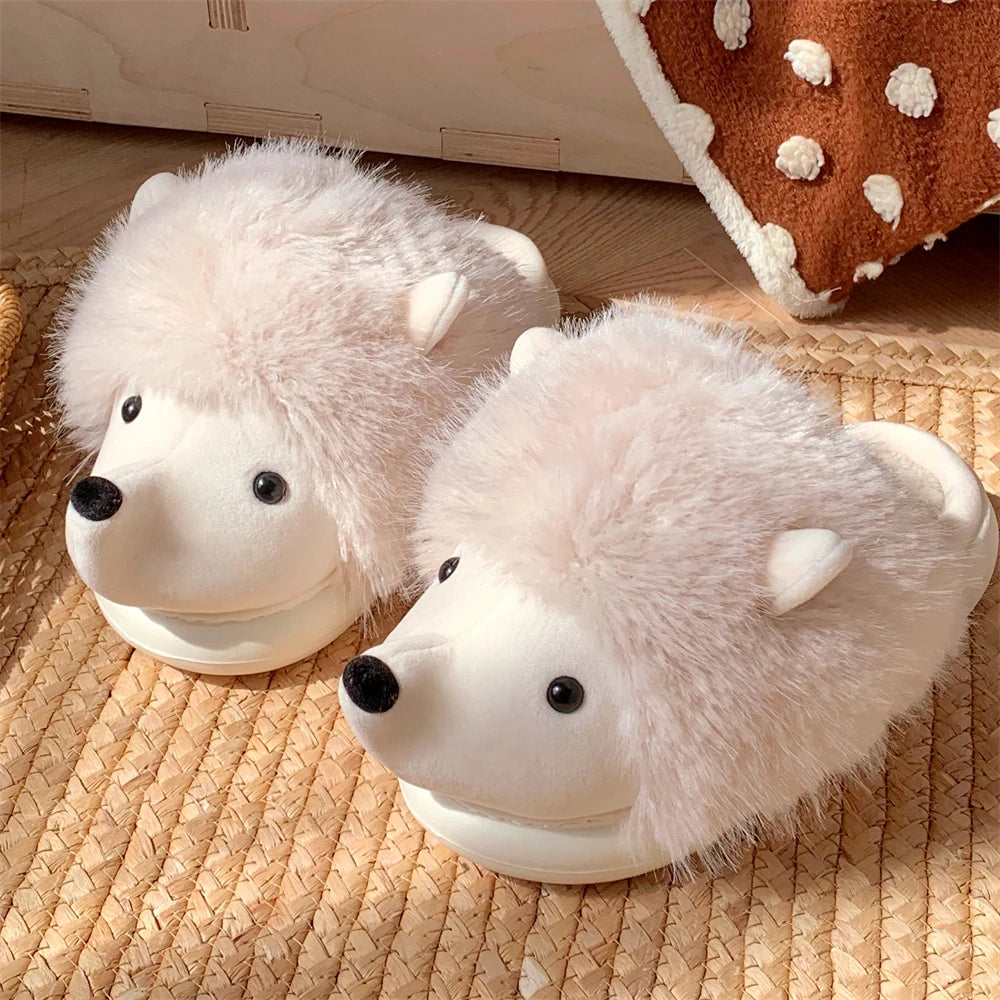 Funny 3D Chicken Cotton Home Slippers Women Ins For Household Indoor Cute And Warm Winter Fur Shoes For Women Home Shoes