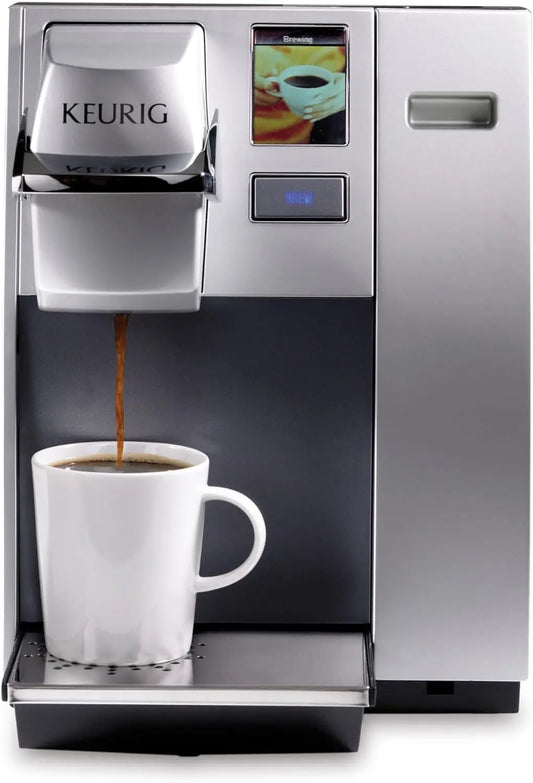 Office Pro Single Cup Commercial K-Cup Pod Coffee Maker, Silver