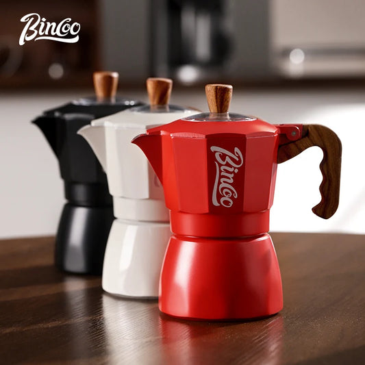 Bincoo Third Generation Double Valve Moka Pot Espresso Pot Household Small Manual Coffee Extraction Machine