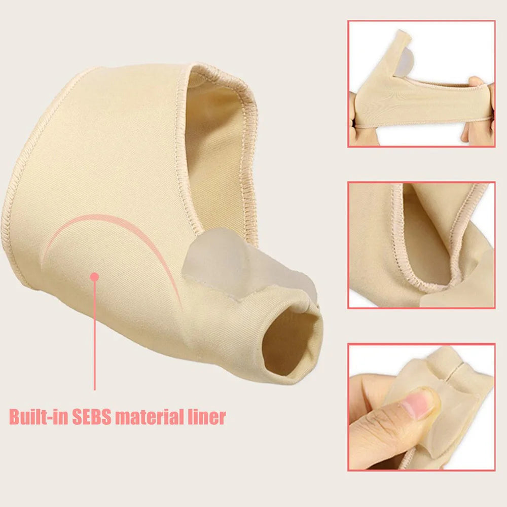 2 Stücke = 1 Paar Big Toe Separator Hallux Valgus Schmerzlinderung Bunion Corrector Frauen Männer Weiche Gel Toe Straightener Orthesen Fußpflege