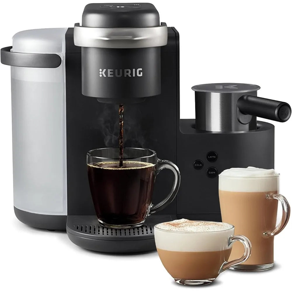 Duo Single Serve Coffee, Latte and Cappuccino Maker, 32 K-Cup Pods, Dark Charcoal