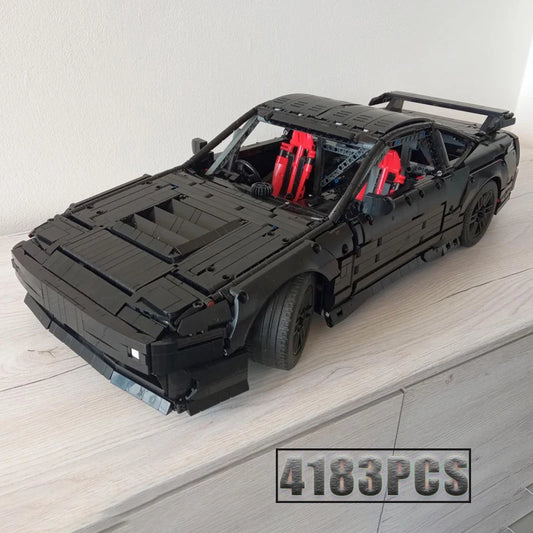 2023 NEW MOC-104190 180SX 240SX Type Static Supercar Model Building Kit Block Self-locking Bricks Toys Birthday Christmas Gifts