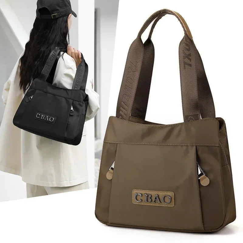 2024 Spring New Tote Bag Shoulder Bag Computer Bags Commuter  Women's Bag Oxford Cloth shopping handbag