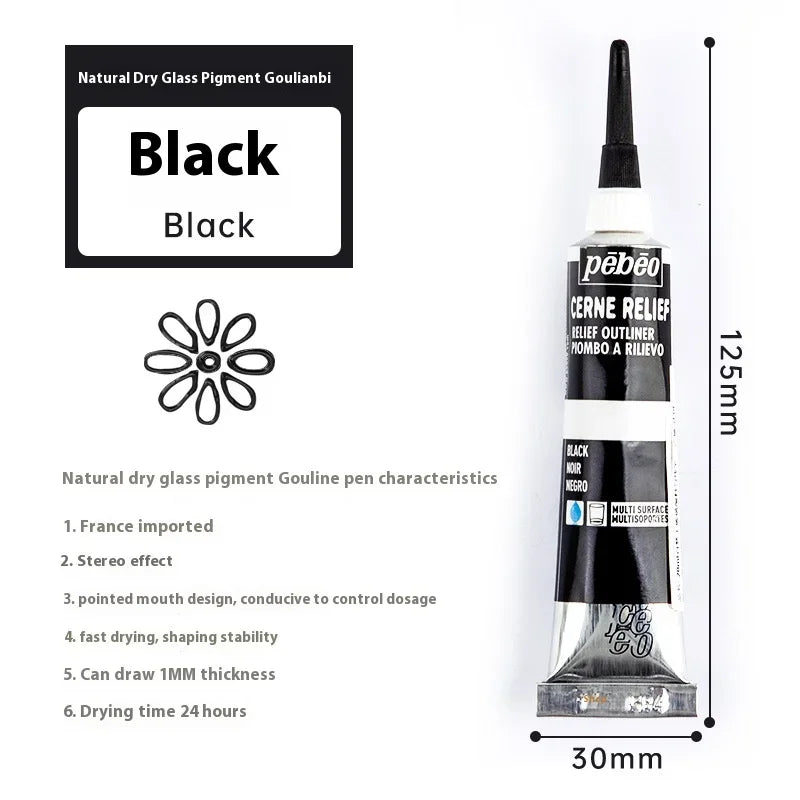 Acrylic Paint 20 ML Waterproof Acrylic Paint Tube for Wood/Canvas/Fabric Painting Rich Glass Pigments Artist Drawing Supplies