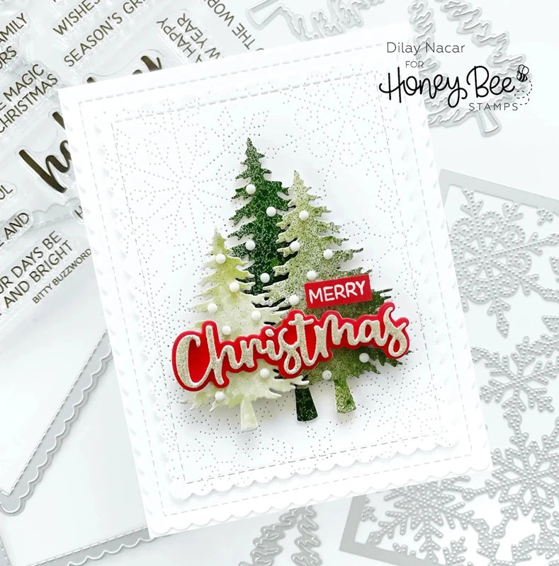 Christmas Words Clear Stamps for New 2021 Scrapbooking Paper Making Believe Embossing Frame Craft Supplies Card Cutting Dies