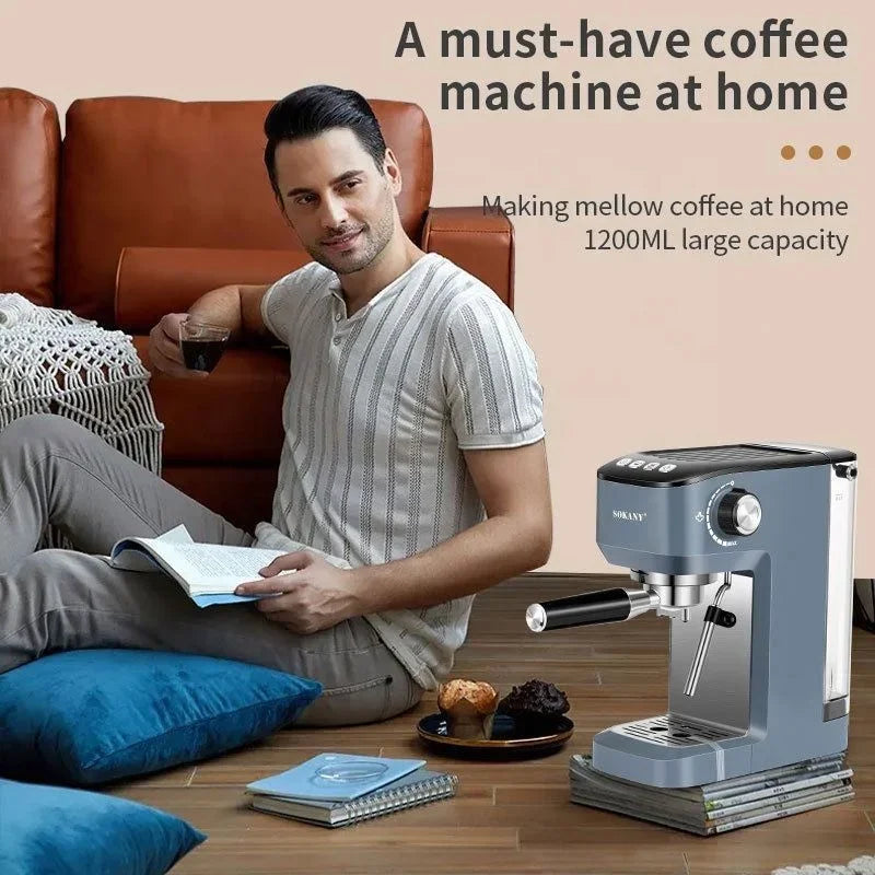 High Quality Customized Electric French Home Office Italian Espresso Machine Coffee Makers Automatic