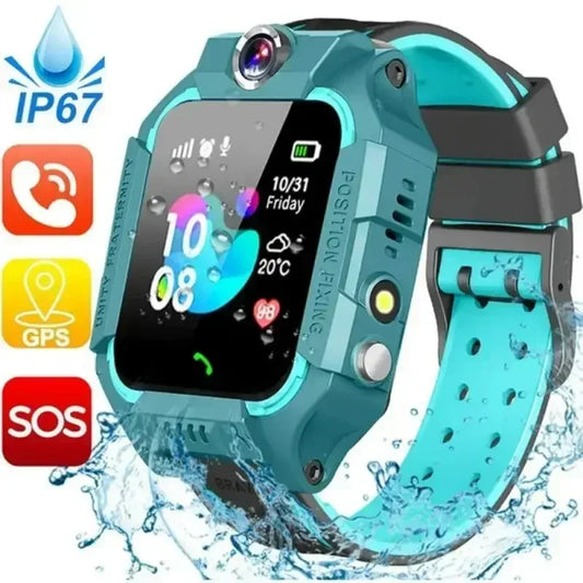 Kids Smart Watch Kids GPS WIFI 2G Sim Card LBS Tracker SOS Camera Children Voice Smartwatch With Sim Card