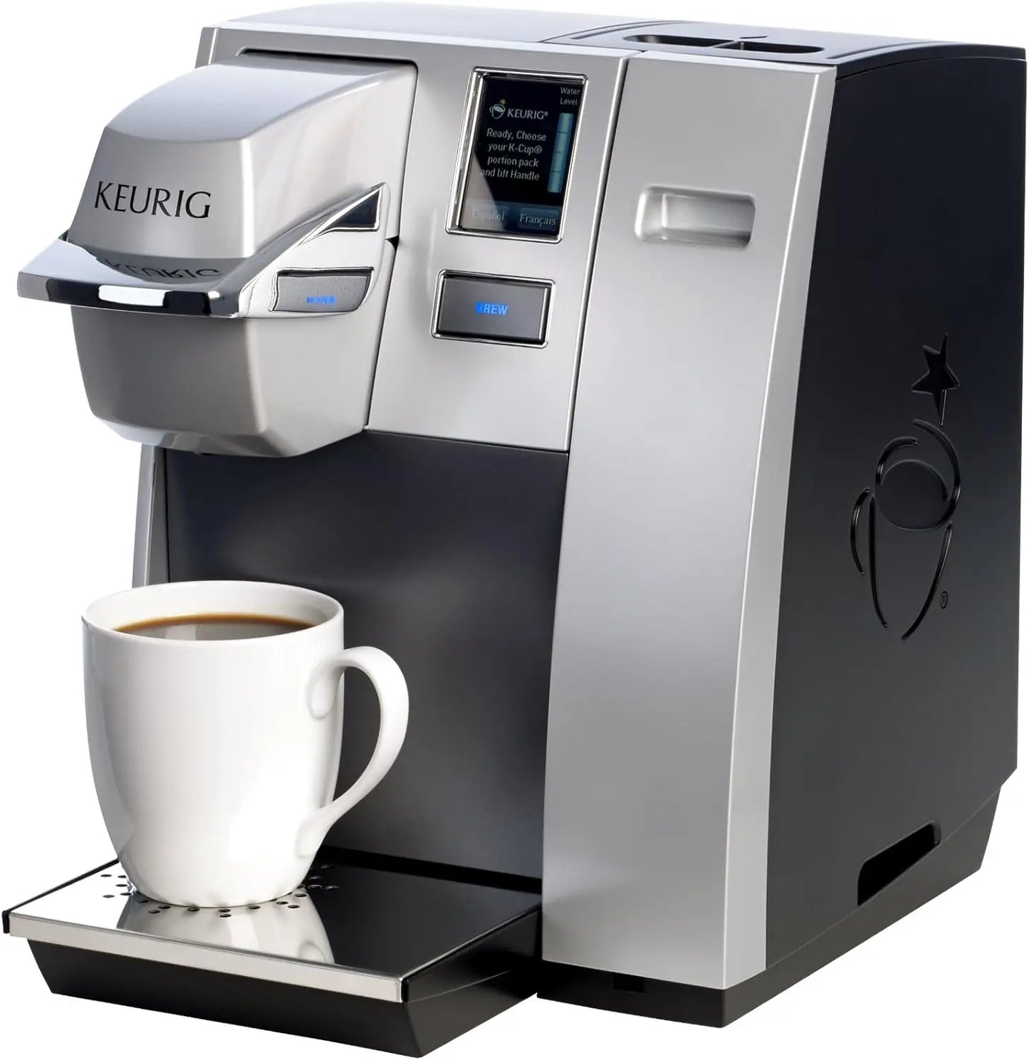 Office Pro Single Cup Commercial K-Cup Pod Coffee Maker, Silver