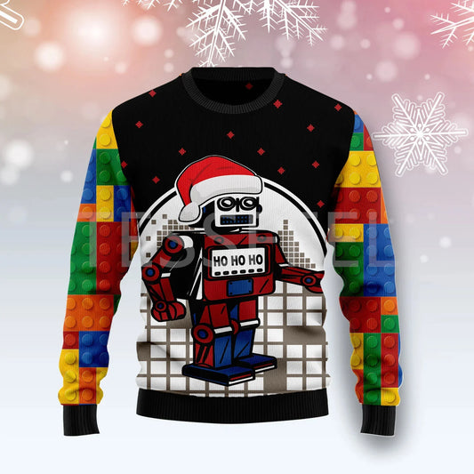 Cosplay Christmas Ugly Sweater Cartoon Dog Cat Santa Claus Tattoo Long Sleeves 3DPrint Autumn Winter Pullover Harajuku Casual 18