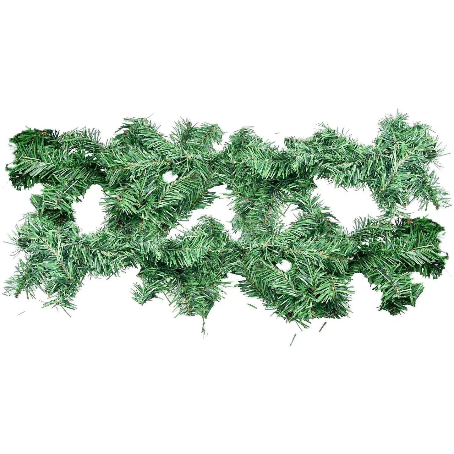 270cm Artificial Fir Wreath Christmas Artificial Green Garland Wreath Xmas Home Party Christmas Decoration Pine Tree Rattan