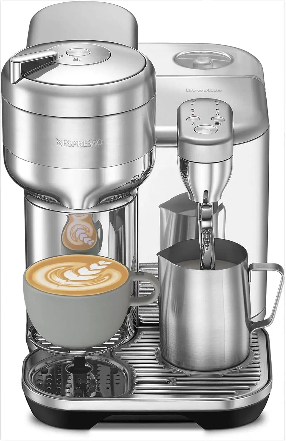 Coffee and Espresso Maker by , Brushed Stainless Steel