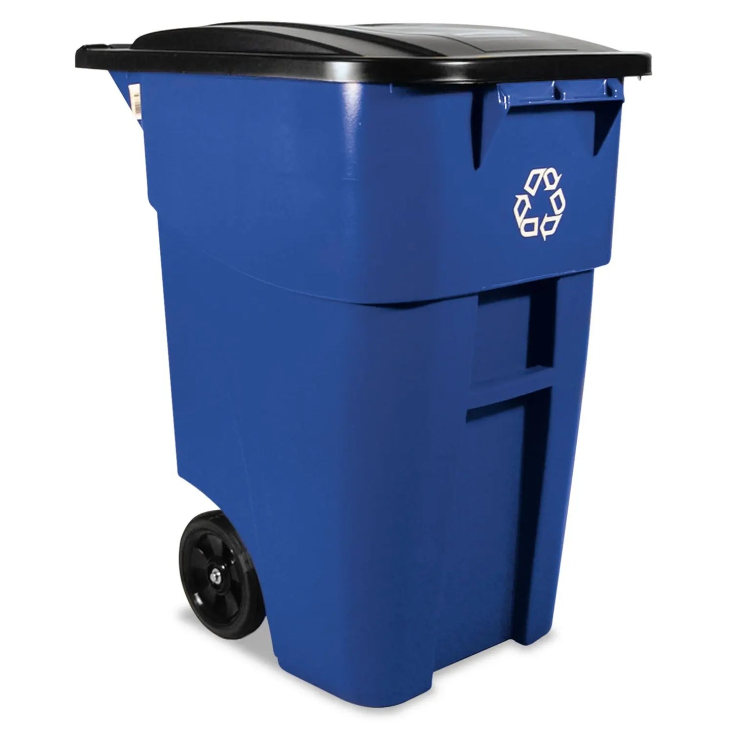 Commercial Products Brute Rollout Trash/Garbage Can/Bin with Wheels, 50 GAL, for Restaurants/Hospitals/Offices/Back of House