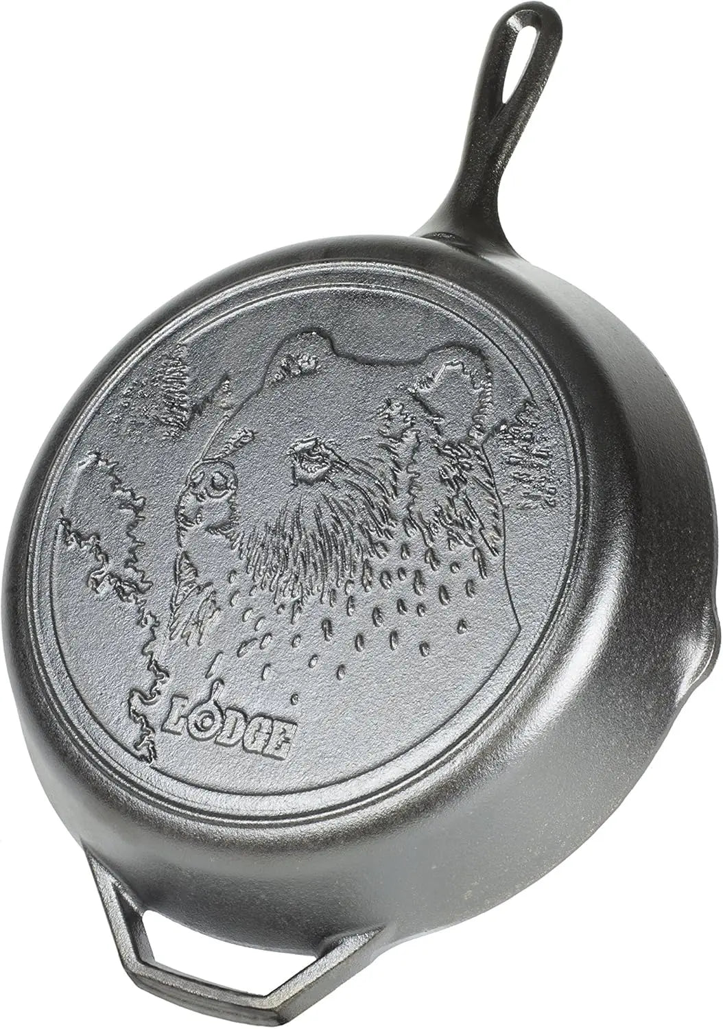 Series - Seasoned Cast Iron Cookware. Wildlife Scenes. 5 Piece Iconic Collector Set Includes 8 inch Skillet, 10.25 inch Skillet