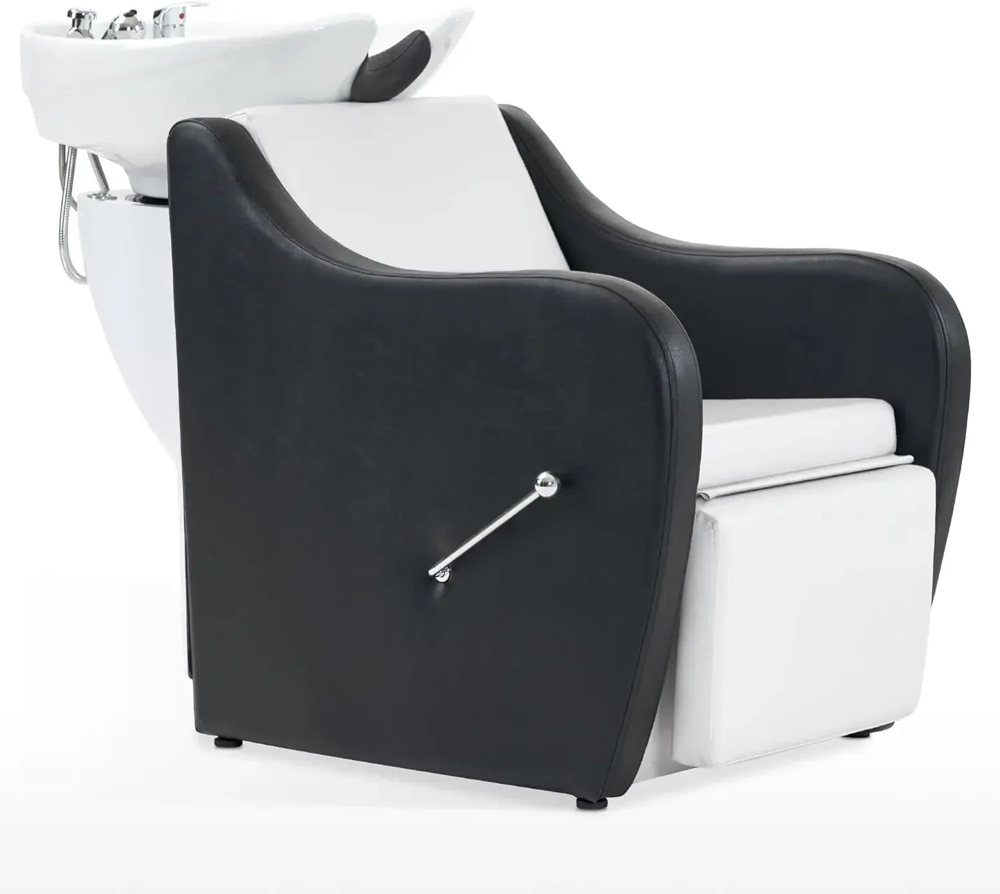 Shampoo Chairs Backwash Ceramic Shampoo Bowl Sink Chair Station Spa Salon Beauty Bowls Shampoo Chairs